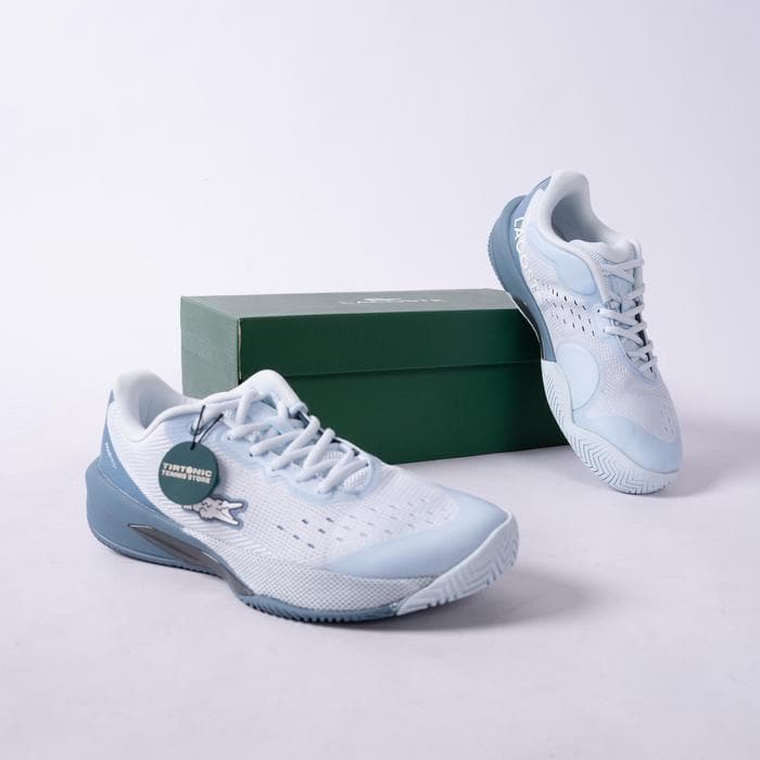 Sepatu Tenis Lacoste AG LT Evo Biru Tennis Shoes