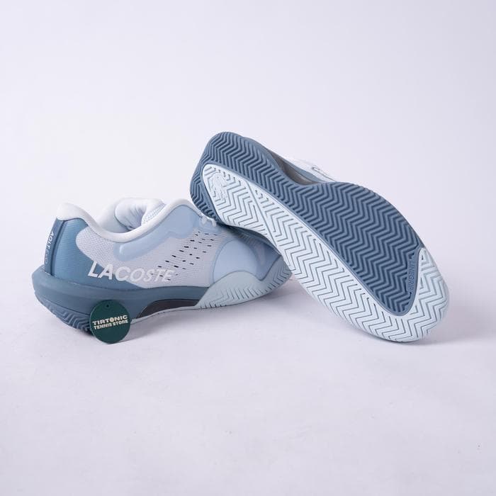 Sepatu Tenis Lacoste AG LT Evo Biru Tennis Shoes