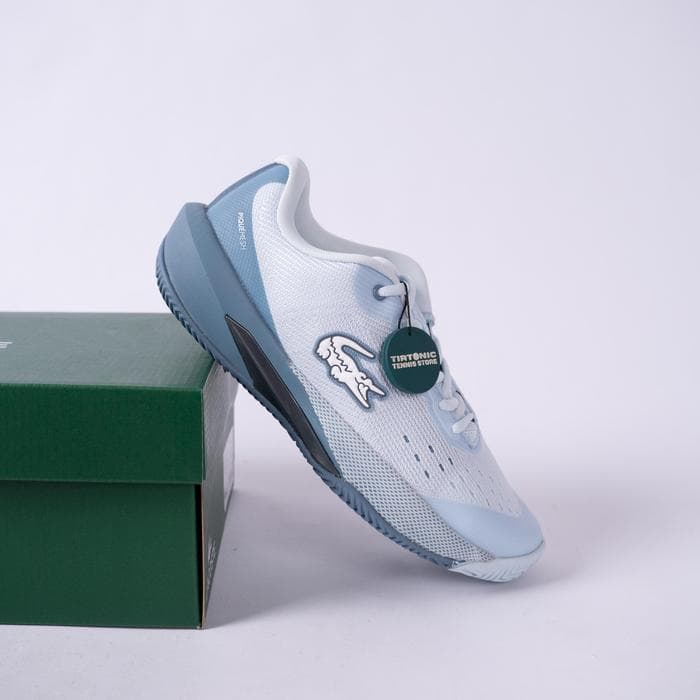 Sepatu Tenis Lacoste AG LT Evo Biru Tennis Shoes