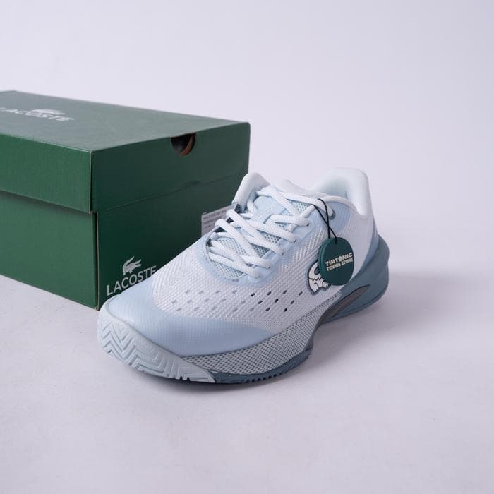 Sepatu Tenis Lacoste AG LT Evo Biru Tennis Shoes