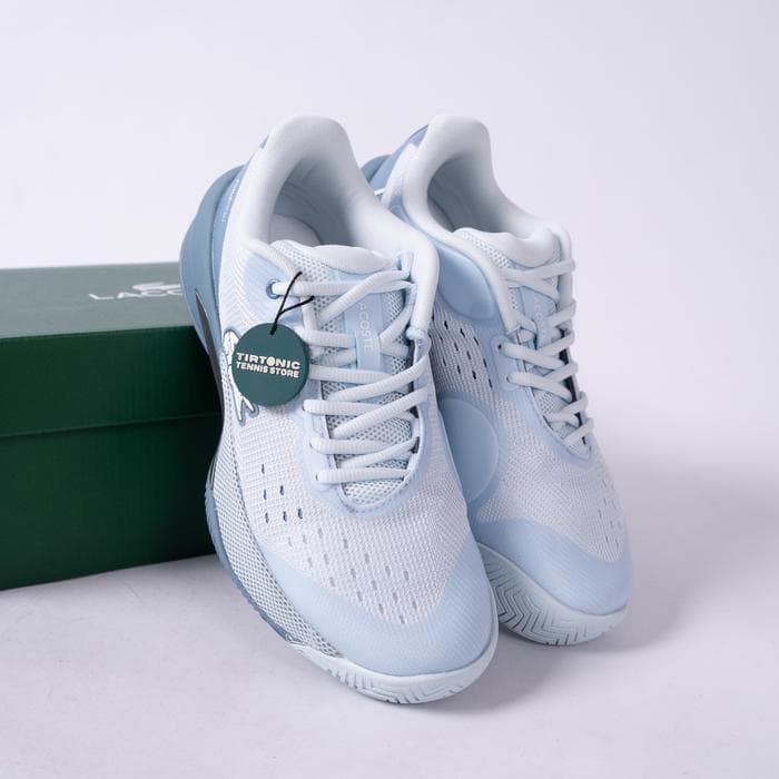 Sepatu Tenis Lacoste AG LT Evo Biru Tennis Shoes