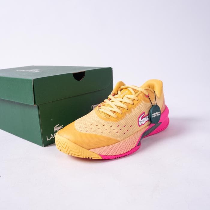 Sepatu Tenis Lacoste AG LT Evo Pink Tennis Shoes