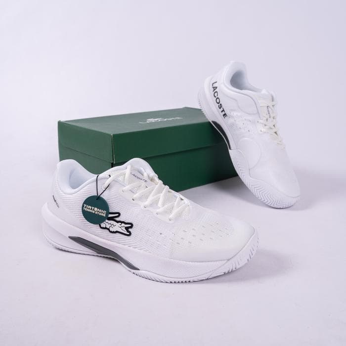 Sepatu Tenis Lacoste AG LT Evo White Tennis Shoes