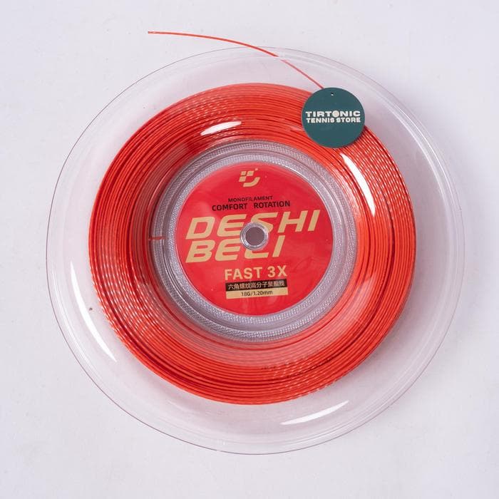 Senar Tenis Deshibeli Fast 3X Tennis String Potongan Reel - 1.20mm